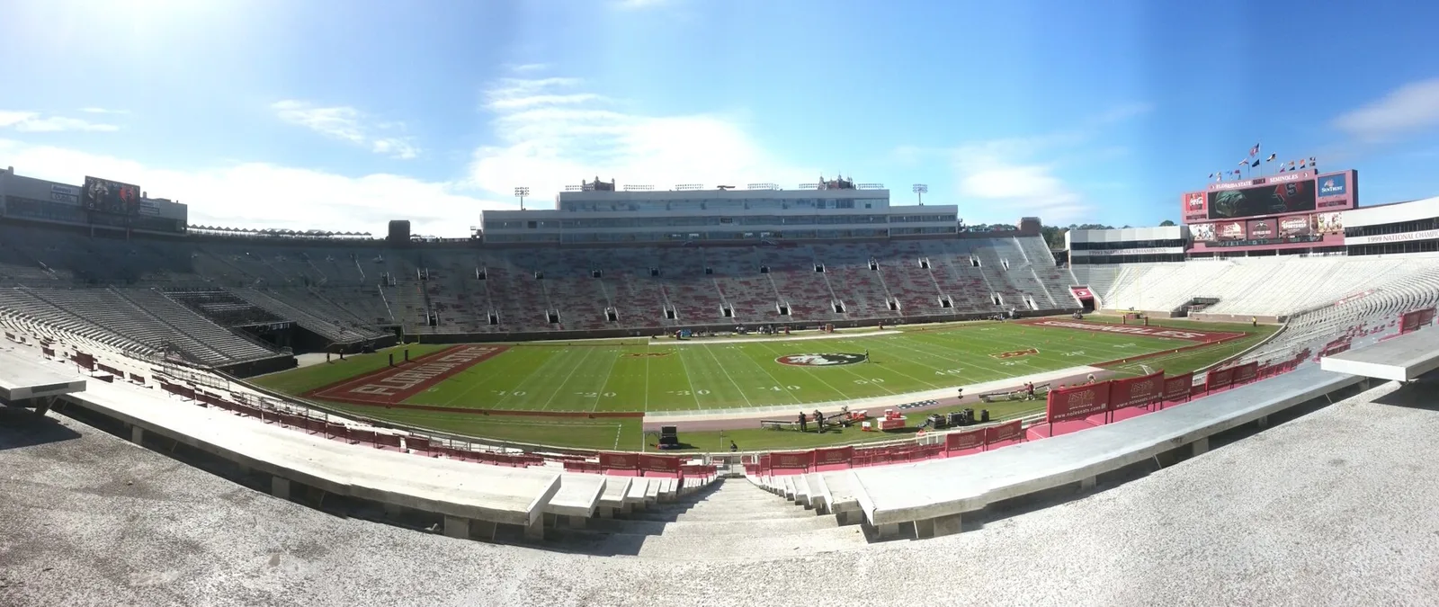 Doak Campbell Stadium at Florida State University, where the Seminoles play NC State on homecoming Saturday.