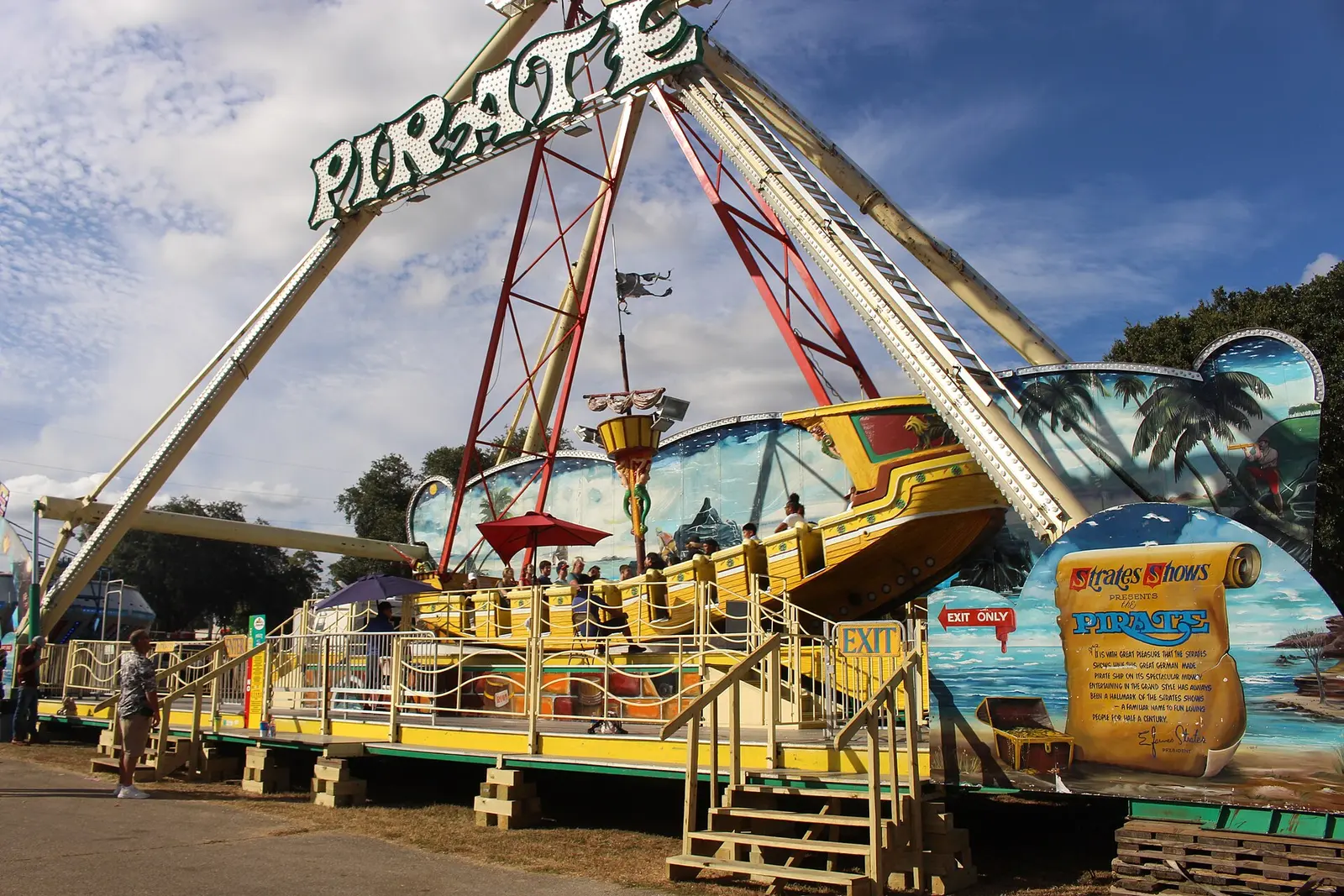 Carnival rides on the midway at the North Florida Fair on Paul Russell Road in Tallahassee.