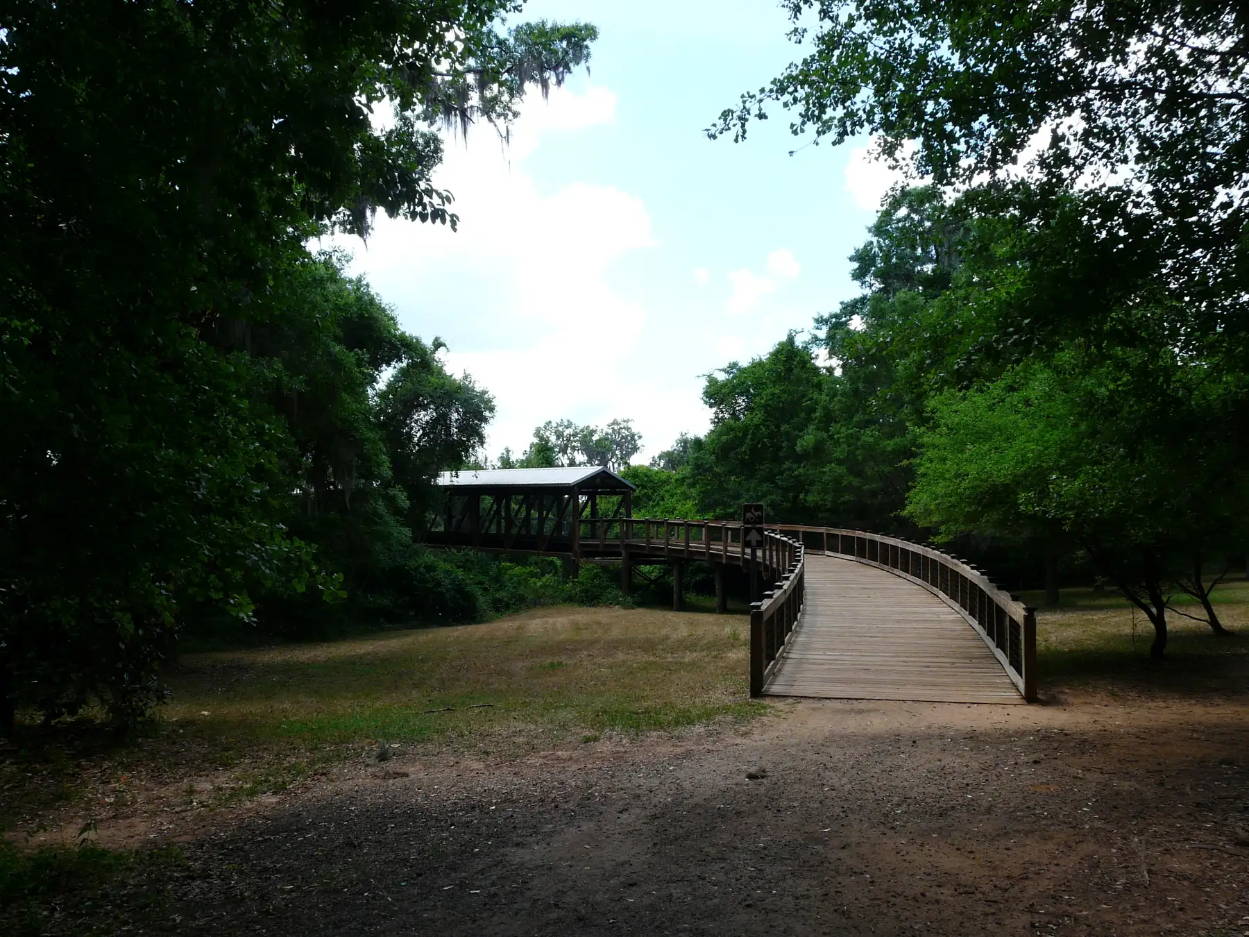 The Canopy Walkway at Lafayette Heritage Trail Park in Tallahassee.
