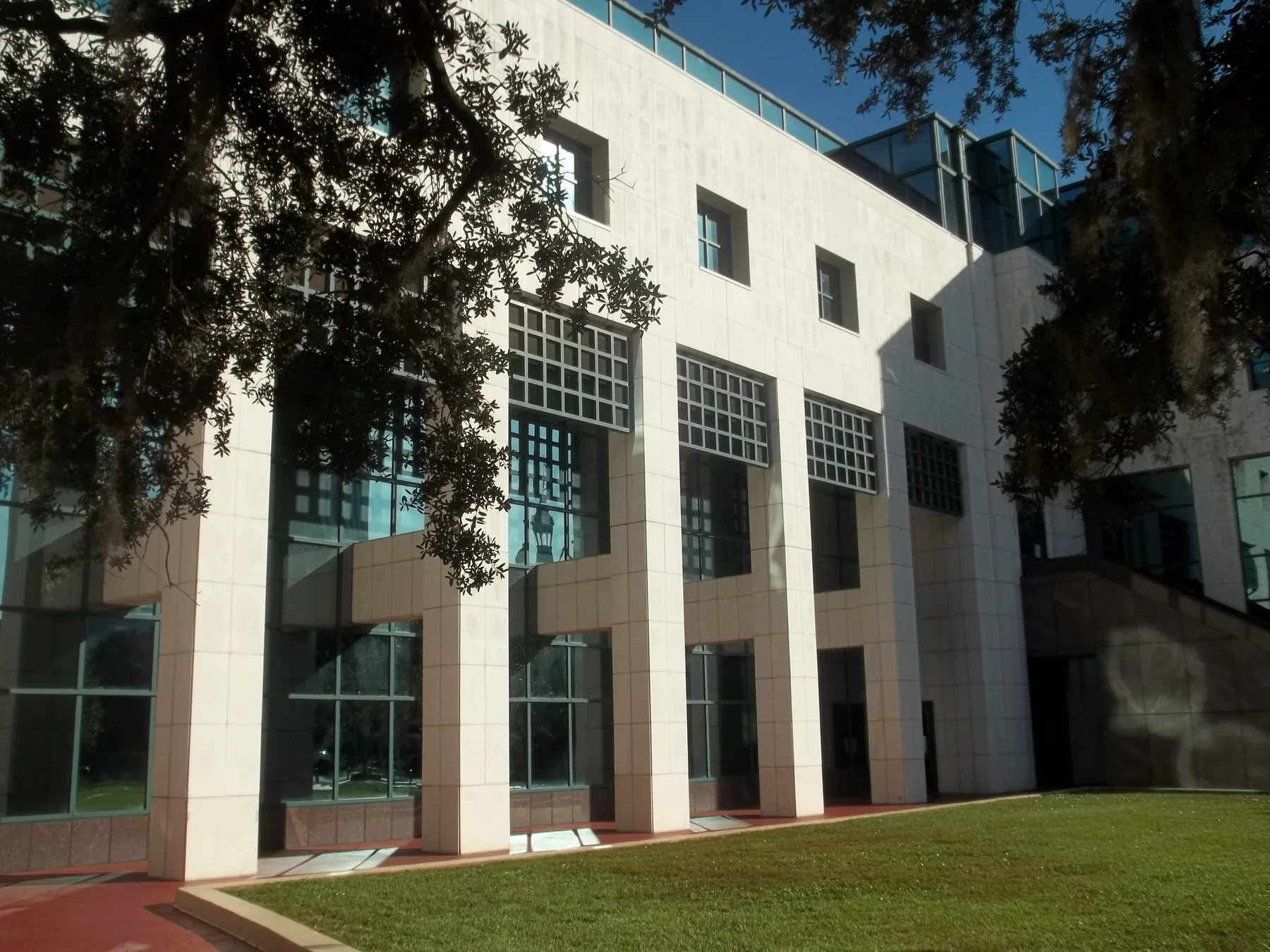 The Leon County Courthouse on South Monroe Street in downtown Tallahassee.