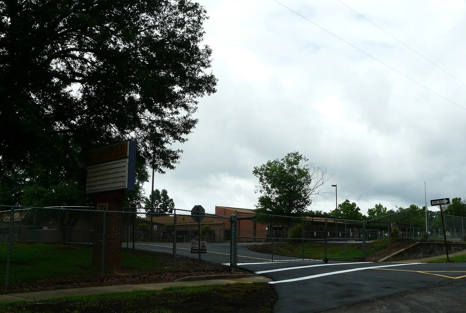Chaires Elementary School on Chaires Cross Road in Chaires, east of Tallahassee
