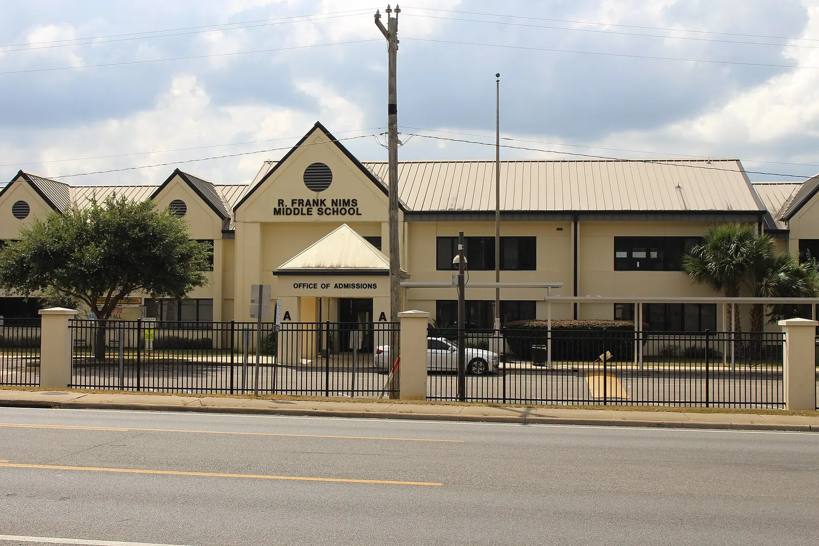 R. Frank Nims Middle School on West Orange Avenue in Tallahassee