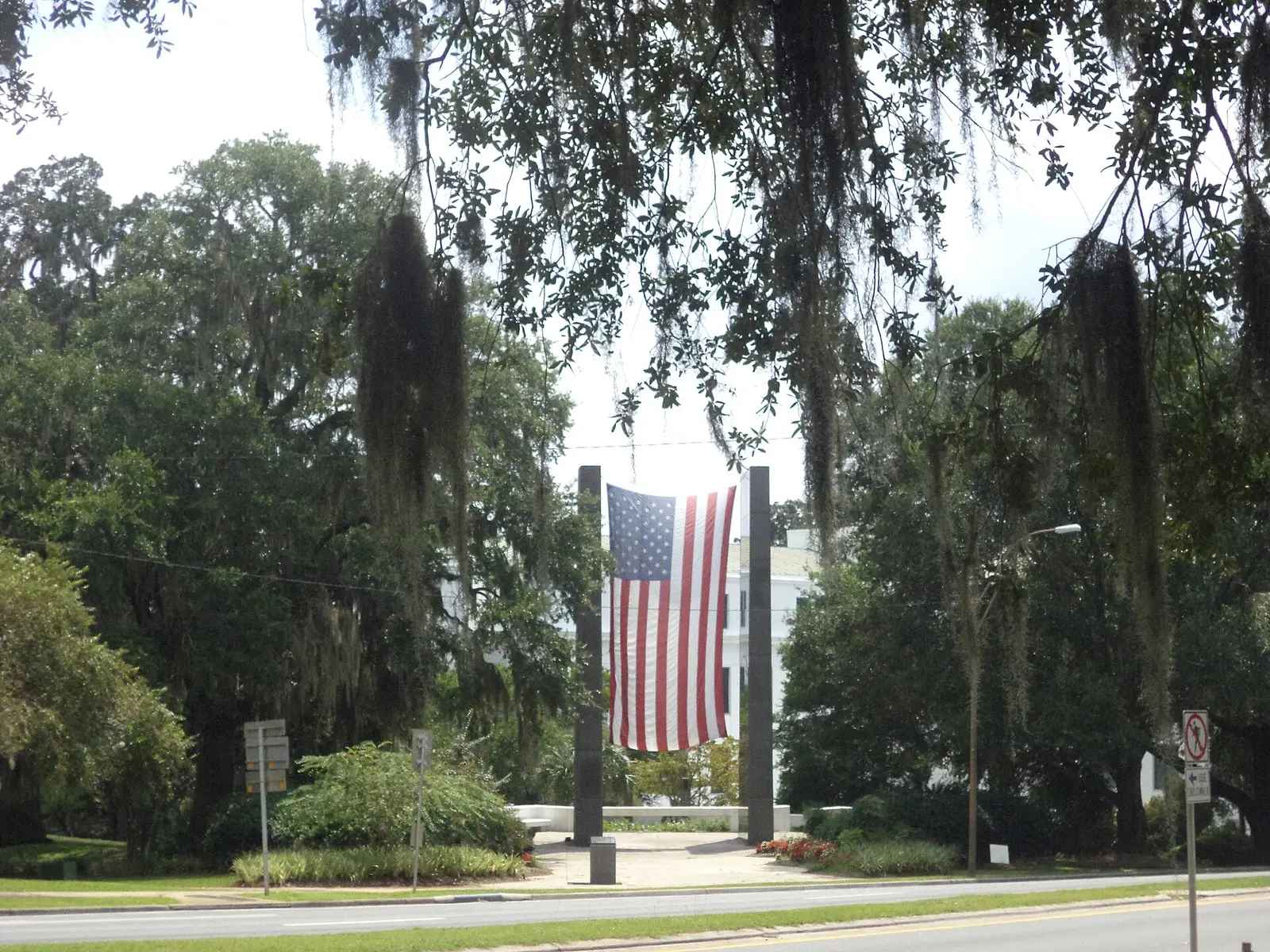 The Florida Vietnam Memorial on South Monroe Street, across from the Historic Capitol in Tallahassee.
