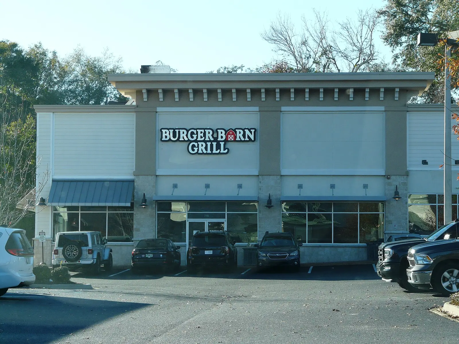 Burger Barn Grill in Miracle Plaza on Thomasville Road in Tallahassee, one of the places on this list.